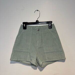 Roxy Mint Corduroy Shorts